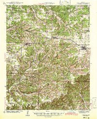 Fordland Missouri Historical topographic map, 1:62500 scale, 15 X 15 Minute, Year 1942