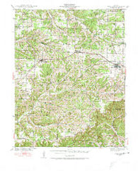 Fordland Missouri Historical topographic map, 1:62500 scale, 15 X 15 Minute, Year 1939