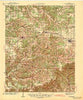 Fordland Missouri Historical topographic map, 1:62500 scale, 15 X 15 Minute, Year 1942