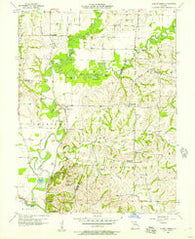 Forest Green Missouri Historical topographic map, 1:24000 scale, 7.5 X 7.5 Minute, Year 1956