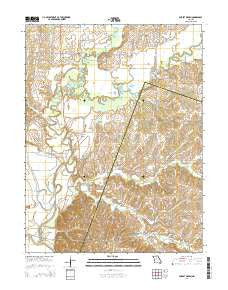 Forest Green Missouri Current topographic map, 1:24000 scale, 7.5 X 7.5 Minute, Year 2014