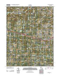 Foristell Missouri Historical topographic map, 1:24000 scale, 7.5 X 7.5 Minute, Year 2012