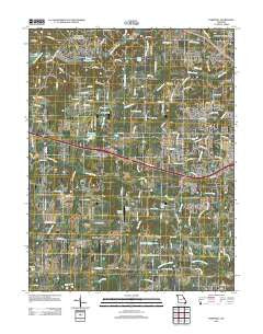 Foristell Missouri Historical topographic map, 1:24000 scale, 7.5 X 7.5 Minute, Year 2012