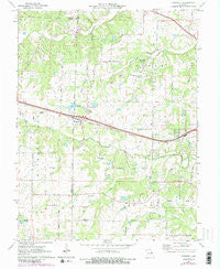 Foristell Missouri Historical topographic map, 1:24000 scale, 7.5 X 7.5 Minute, Year 1972