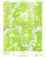 Forsyth Missouri Historical topographic map, 1:24000 scale, 7.5 X 7.5 Minute, Year 1956
