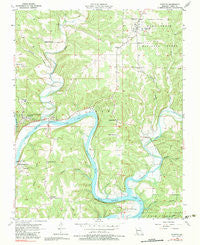 Forsyth Missouri Historical topographic map, 1:24000 scale, 7.5 X 7.5 Minute, Year 1956