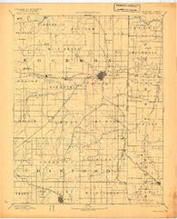 Fort Scott Kansas Historical topographic map, 1:125000 scale, 30 X 30 Minute, Year 1893