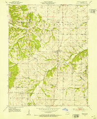 Fortuna Missouri Historical topographic map, 1:24000 scale, 7.5 X 7.5 Minute, Year 1952