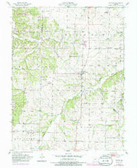 Fortuna Missouri Historical topographic map, 1:24000 scale, 7.5 X 7.5 Minute, Year 1952