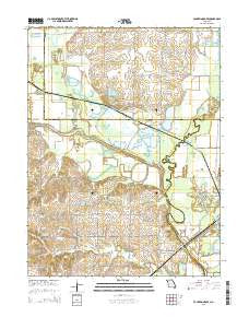 Fountain Grove Missouri Current topographic map, 1:24000 scale, 7.5 X 7.5 Minute, Year 2015