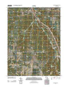 Frankford Missouri Historical topographic map, 1:24000 scale, 7.5 X 7.5 Minute, Year 2012