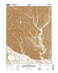 Franklin Missouri Current topographic map, 1:24000 scale, 7.5 X 7.5 Minute, Year 2014
