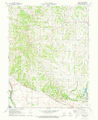 Franklin Missouri Historical topographic map, 1:24000 scale, 7.5 X 7.5 Minute, Year 1971
