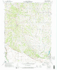 Franklin Missouri Historical topographic map, 1:24000 scale, 7.5 X 7.5 Minute, Year 1971