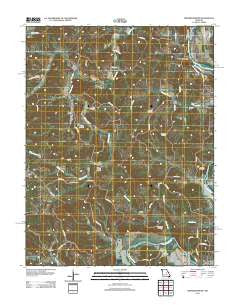 Fredericksburg Missouri Historical topographic map, 1:24000 scale, 7.5 X 7.5 Minute, Year 2012