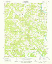 Fredericksburg Missouri Historical topographic map, 1:24000 scale, 7.5 X 7.5 Minute, Year 1974