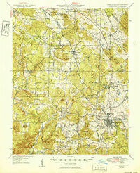 Fredericktown Missouri Historical topographic map, 1:62500 scale, 15 X 15 Minute, Year 1950
