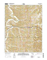 Freeburg Missouri Current topographic map, 1:24000 scale, 7.5 X 7.5 Minute, Year 2015
