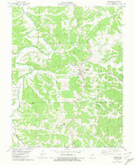 Freeburg Missouri Historical topographic map, 1:24000 scale, 7.5 X 7.5 Minute, Year 1981