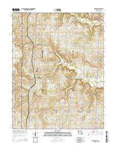 Freeman Missouri Current topographic map, 1:24000 scale, 7.5 X 7.5 Minute, Year 2014