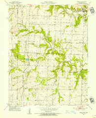 Freeman Missouri Historical topographic map, 1:24000 scale, 7.5 X 7.5 Minute, Year 1953