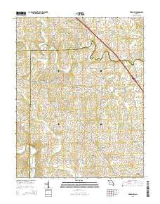 Friedheim Missouri Current topographic map, 1:24000 scale, 7.5 X 7.5 Minute, Year 2015