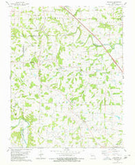 Friedheim Missouri Historical topographic map, 1:24000 scale, 7.5 X 7.5 Minute, Year 1980