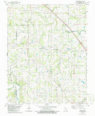 Friedheim Missouri Historical topographic map, 1:24000 scale, 7.5 X 7.5 Minute, Year 1980