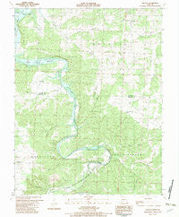 Fristoe Missouri Historical topographic map, 1:24000 scale, 7.5 X 7.5 Minute, Year 1982