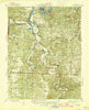 Fristoe Missouri Historical topographic map, 1:62500 scale, 15 X 15 Minute, Year 1945