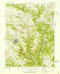 Fulton Missouri Historical topographic map, 1:62500 scale, 15 X 15 Minute, Year 1928