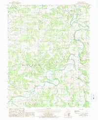 Fuson Missouri Historical topographic map, 1:24000 scale, 7.5 X 7.5 Minute, Year 1987