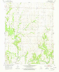 Gaines Missouri Historical topographic map, 1:24000 scale, 7.5 X 7.5 Minute, Year 1953