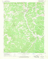 Gainesville Missouri Historical topographic map, 1:24000 scale, 7.5 X 7.5 Minute, Year 1968