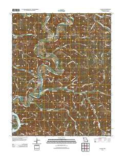 Galena Missouri Historical topographic map, 1:24000 scale, 7.5 X 7.5 Minute, Year 2012