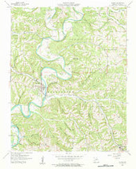 Galena Missouri Historical topographic map, 1:24000 scale, 7.5 X 7.5 Minute, Year 1956