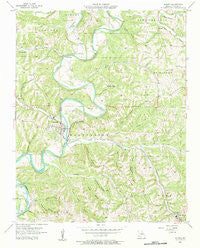 Galena Missouri Historical topographic map, 1:24000 scale, 7.5 X 7.5 Minute, Year 1956