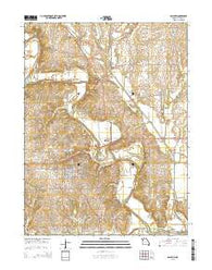 Gallatin Missouri Current topographic map, 1:24000 scale, 7.5 X 7.5 Minute, Year 2015