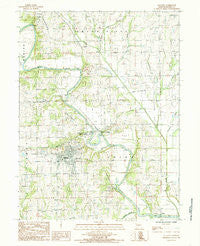 Gallatin Missouri Historical topographic map, 1:24000 scale, 7.5 X 7.5 Minute, Year 1984