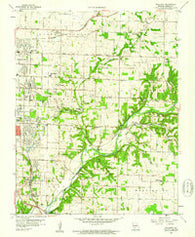 Galloway Missouri Historical topographic map, 1:24000 scale, 7.5 X 7.5 Minute, Year 1960