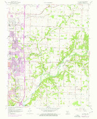 Galloway Missouri Historical topographic map, 1:24000 scale, 7.5 X 7.5 Minute, Year 1960