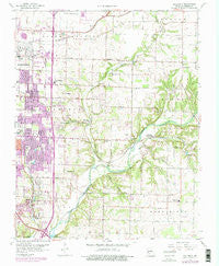 Galloway Missouri Historical topographic map, 1:24000 scale, 7.5 X 7.5 Minute, Year 1960