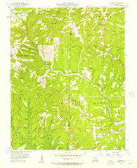 Garber Missouri Historical topographic map, 1:24000 scale, 7.5 X 7.5 Minute, Year 1956