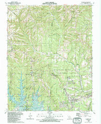 Garber Missouri Historical topographic map, 1:24000 scale, 7.5 X 7.5 Minute, Year 1989