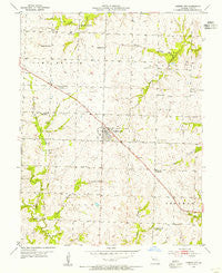 Garden City Missouri Historical topographic map, 1:24000 scale, 7.5 X 7.5 Minute, Year 1954