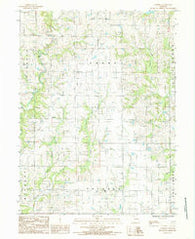 Gardner Missouri Historical topographic map, 1:24000 scale, 7.5 X 7.5 Minute, Year 1984