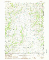 Gardner Missouri Historical topographic map, 1:24000 scale, 7.5 X 7.5 Minute, Year 1984