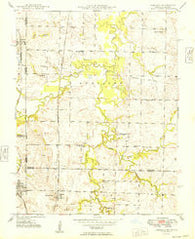 Garland Kansas Historical topographic map, 1:24000 scale, 7.5 X 7.5 Minute, Year 1949