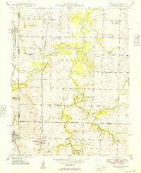 Garland Kansas Historical topographic map, 1:24000 scale, 7.5 X 7.5 Minute, Year 1949