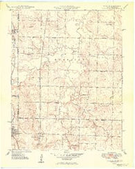 Garland Kansas Historical topographic map, 1:24000 scale, 7.5 X 7.5 Minute, Year 1949